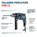 GSB 13 RE Professional Taladro percutor atornillador BOSCH-