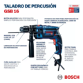 GSB 16 RE Professional Taladro con percusión BOSCH