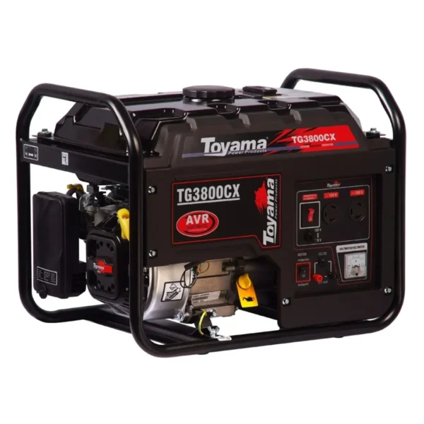 Planta Eléctrica Gasolina Toyama 3,8 kVA 110220V 2F, TG3800CX-XP.