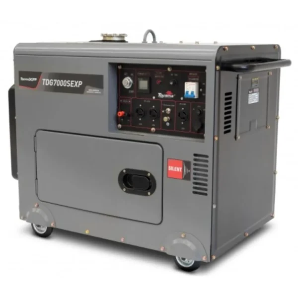 Planta eléctrica 7kvaTOYAMA Diésel XP TDG7000SEXP Monofásica 115-230v AVR Silenciosa